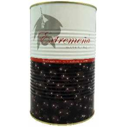 ACEITUNAS NEGRAS HOJIBLANCA 240/260 LATA 3/2500 grs.